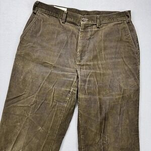 Vintage Orvis Corduroy Pants Mens  36x33 Brown Straight Leg Workwear Cotton